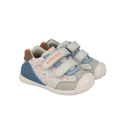 Pantofi băieți din piele, Biomecanics 262120-B695