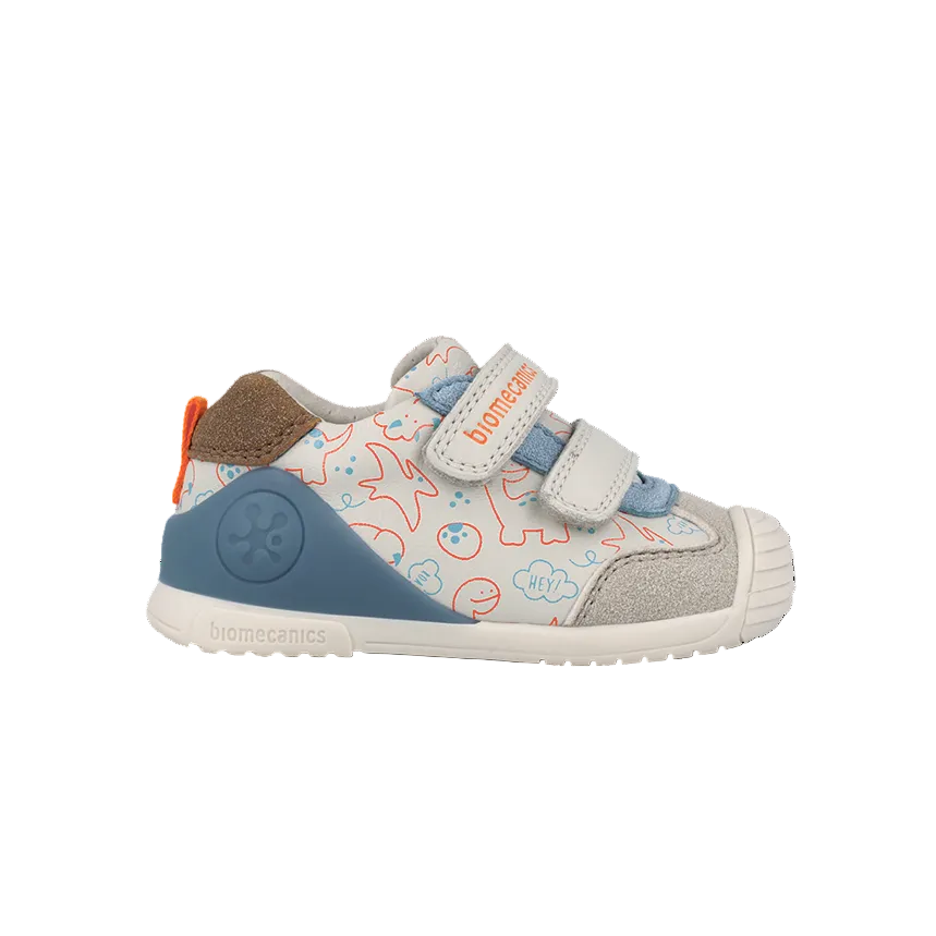 Pantofi băieți din piele, Biomecanics 262120-B695
