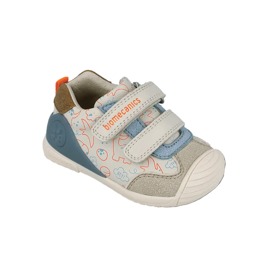 Pantofi băieți din piele, Biomecanics 262120-B695
