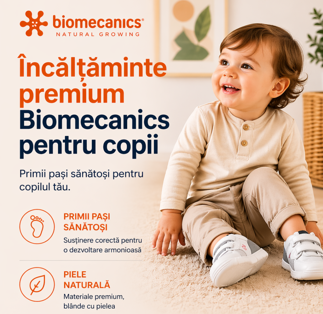 Încălțăminte premium Biomecanics pentru copii și primii pași